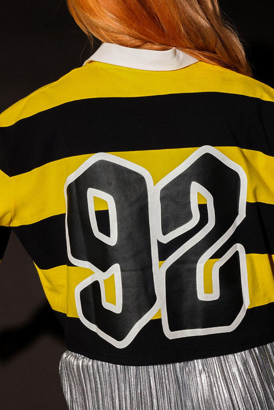 Unbothered Long Sleeve Polo Shirt