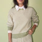 Leona Collared Sweater Top