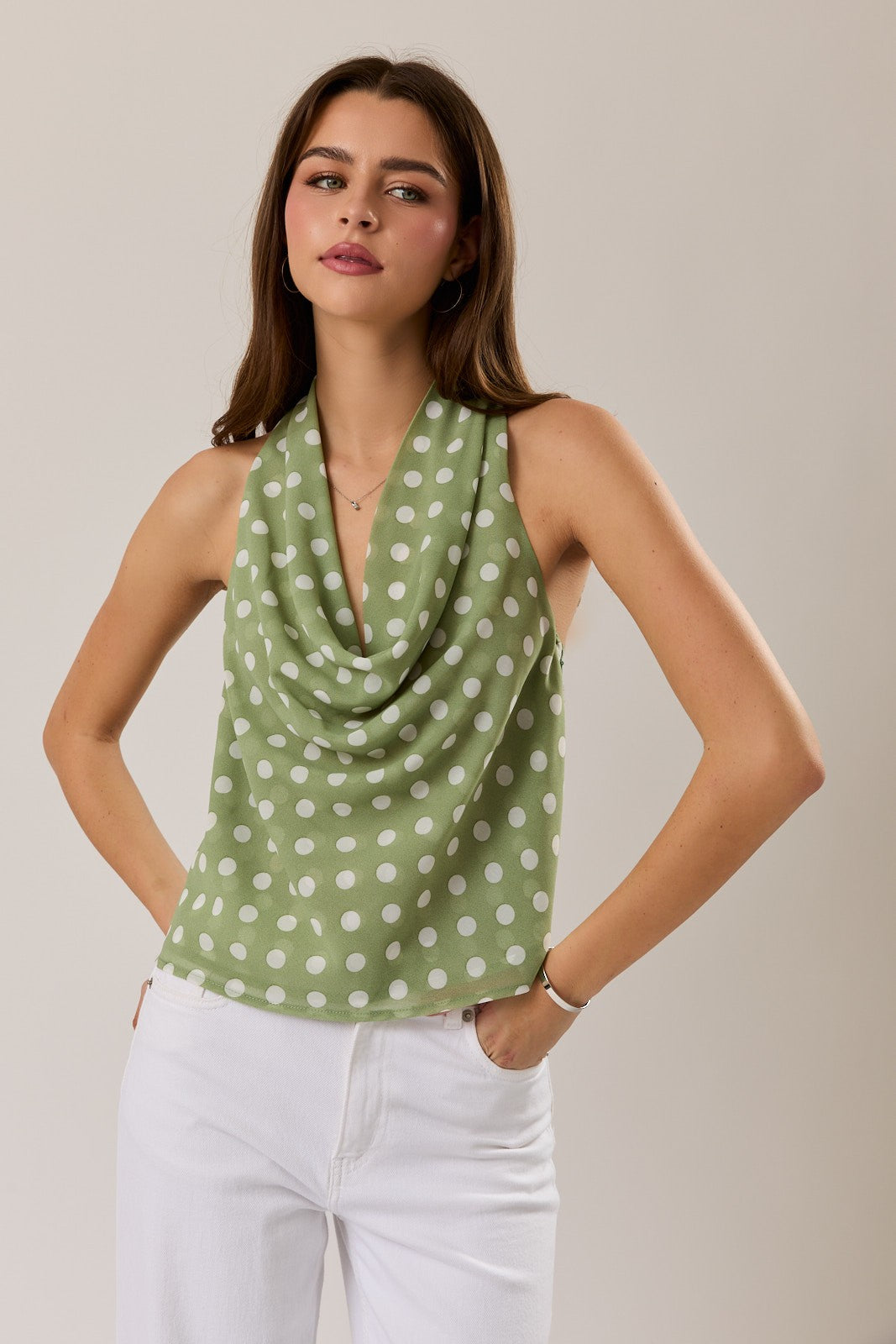 Diane Cowl Neck Top