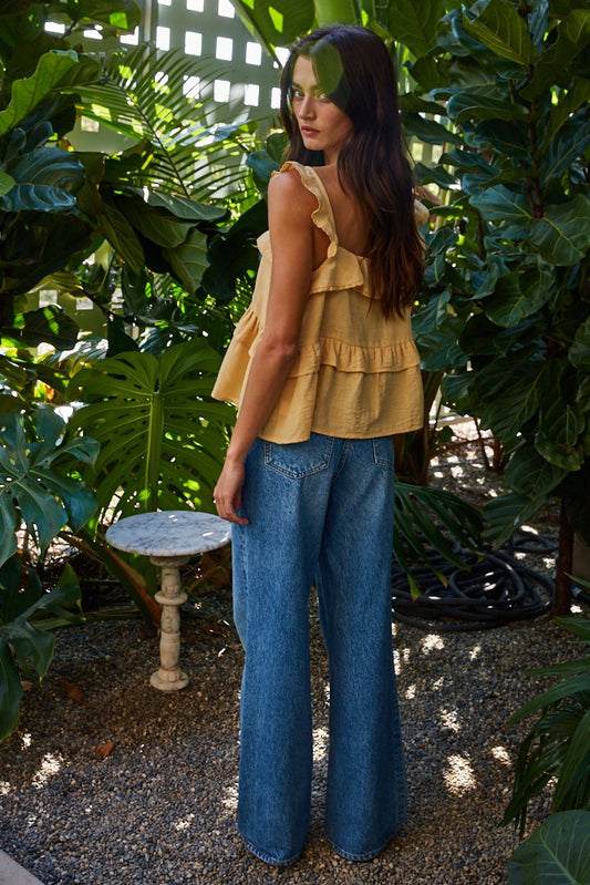 Candace Ruffle Top