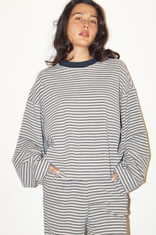 Kendall Striped Lounge Top
