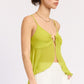 Betsy Cutout Ring Butterfly Tank