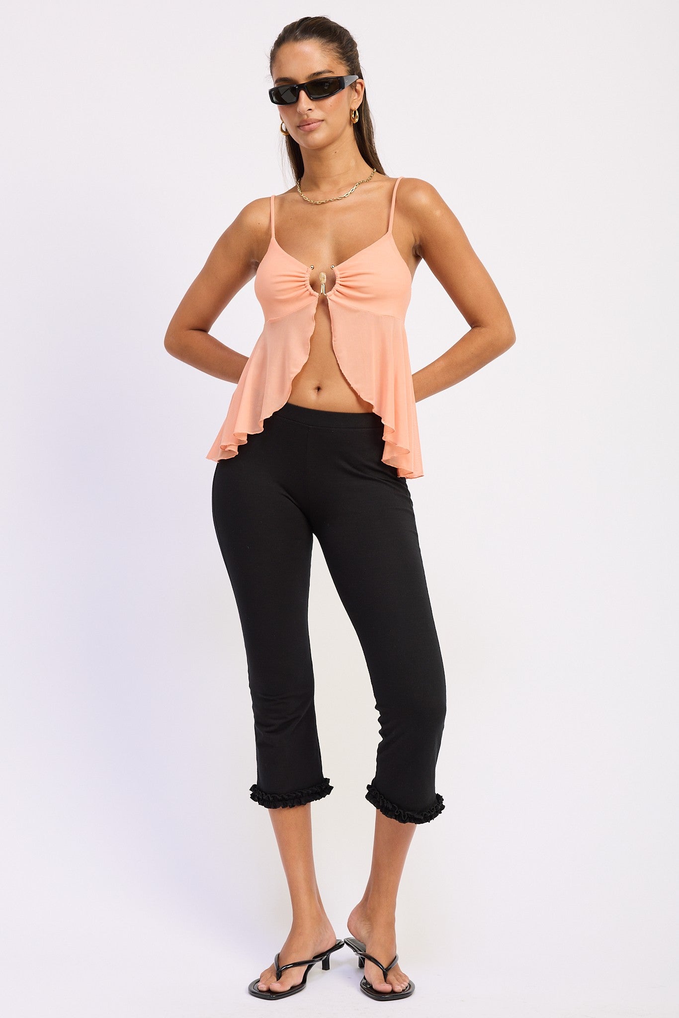 Betsy Cutout Ring Butterfly Tank