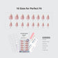 Pink Rose French Tip Press-On Nails