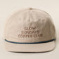 Slow Sundays Coffee Club Embroidered Rope Trucker Hat