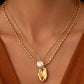 Angie Layered Pearl Necklace