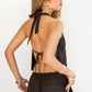 Solstice Split Front Halter Top