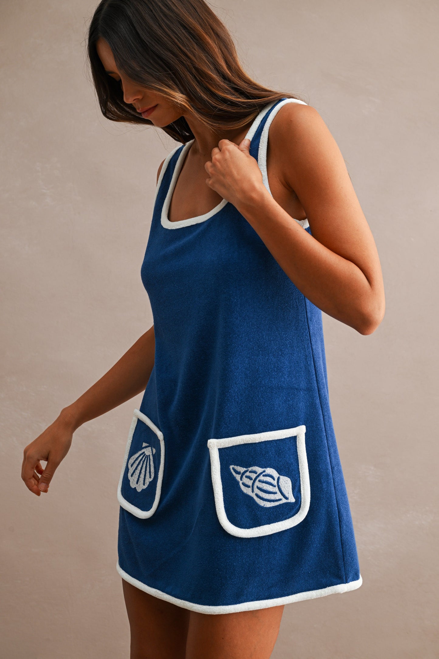 Cape May Terry Knit Mini Dress