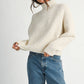 Wilbur Soft Brushed Mock Neck Sweater