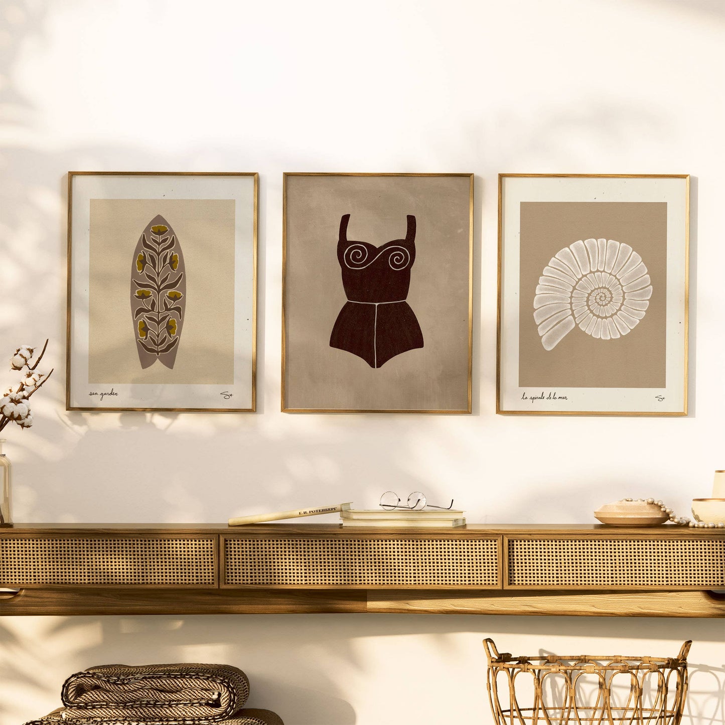 Surf Garden 1 | Surfboard Print