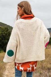 Le cardigan en tricot Fuzzy Smile