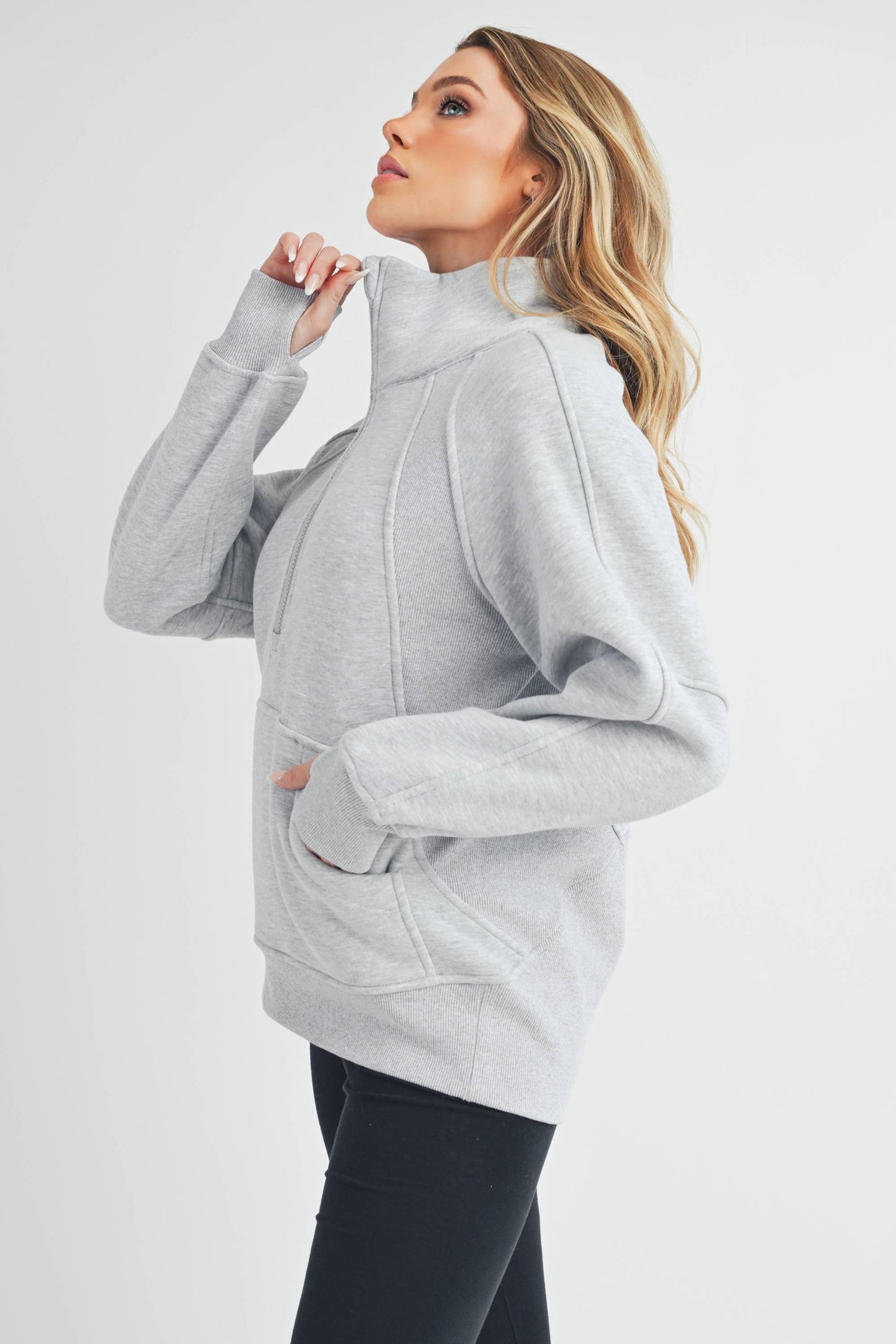 Leah Half-Zip Sweater
