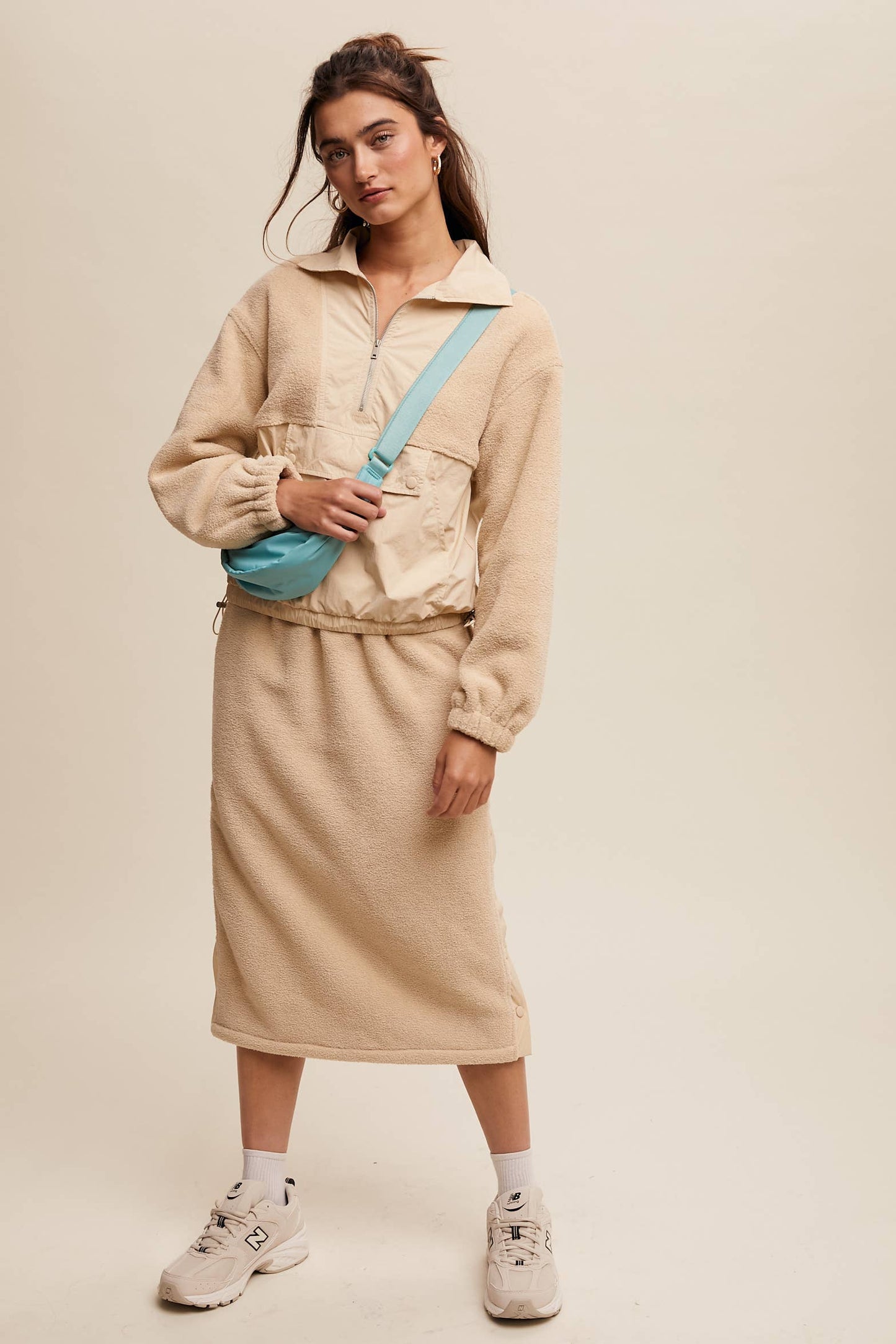 Janie Fleece Pullover Jacket