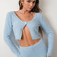 Loretta Fuzzy Knit Top