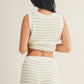 Emily Striped Crochet Tank