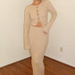 Wendy Knit Cardigan & Maxi Skirt Set