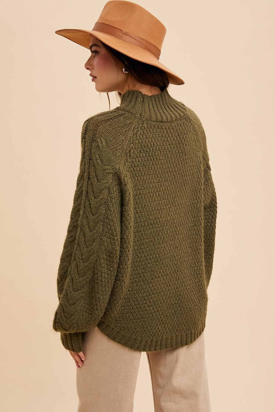 Dafne Highneck Knit Sweater