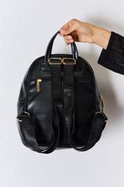 Sac à dos en cuir synthétique David Jones