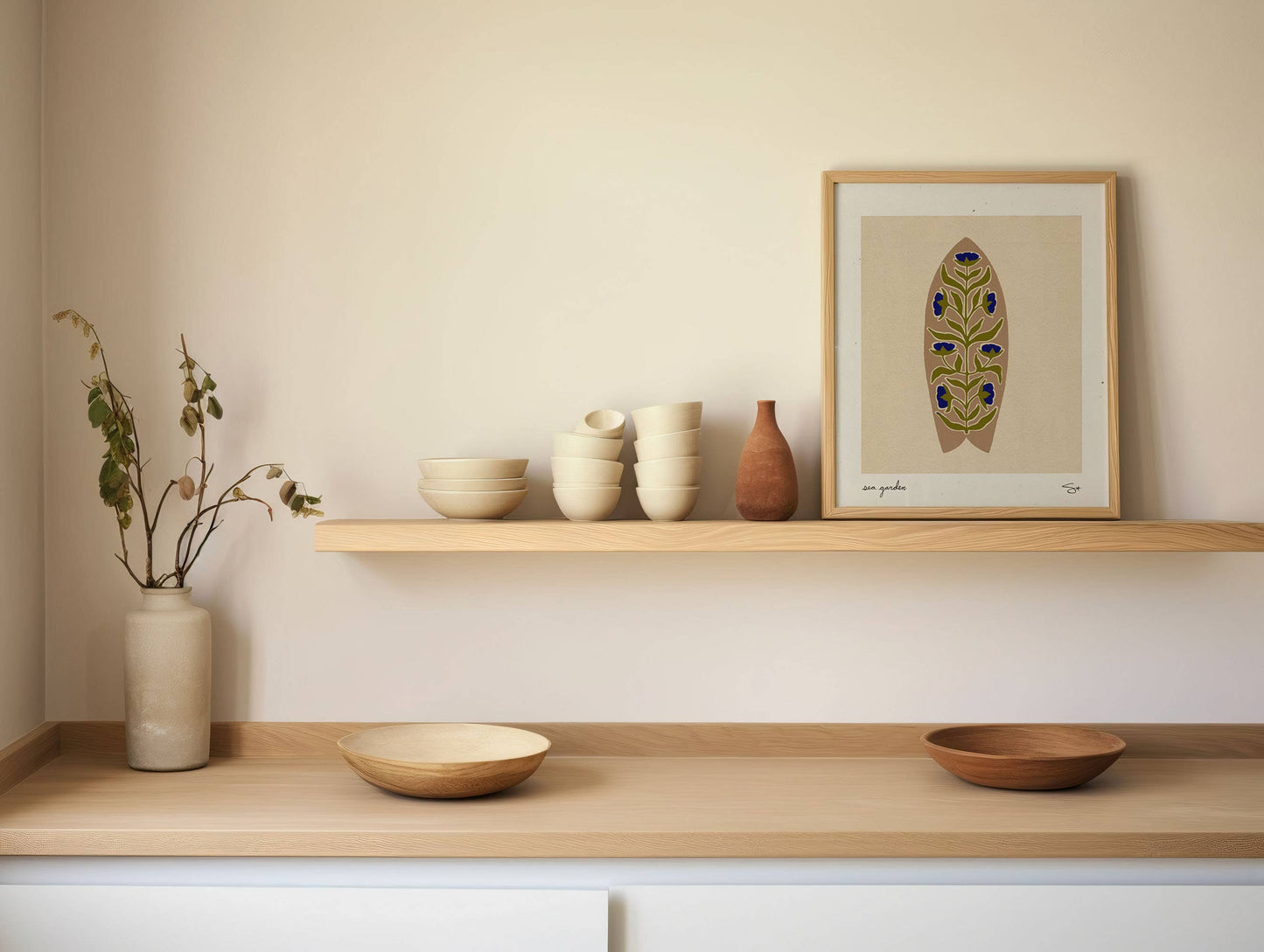 Fin Garden 4 | Surf Inspired Print