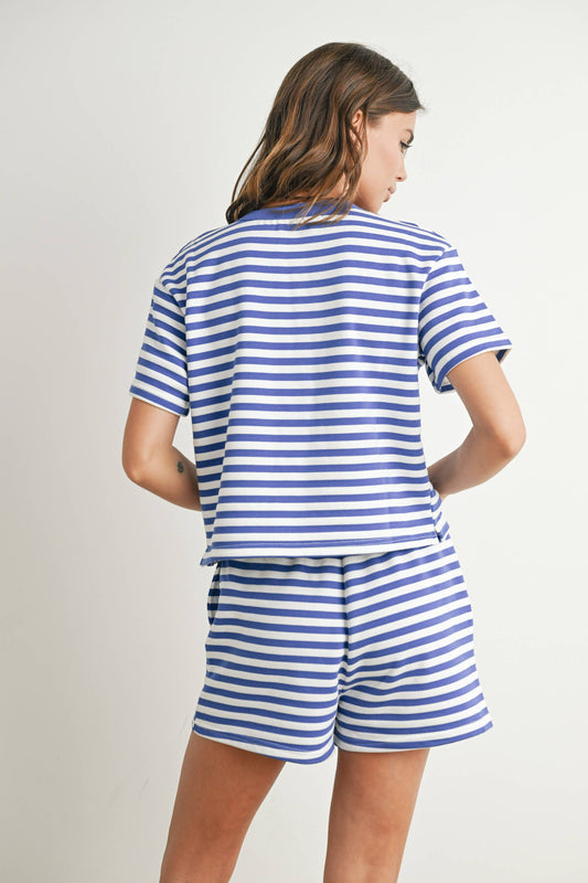 Portland Striped Pocket Tee