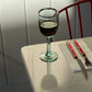 Artisan Made Wine Glass - Handblown, Recycled Glass