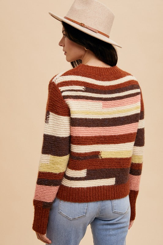 Betty Color Block Sweater