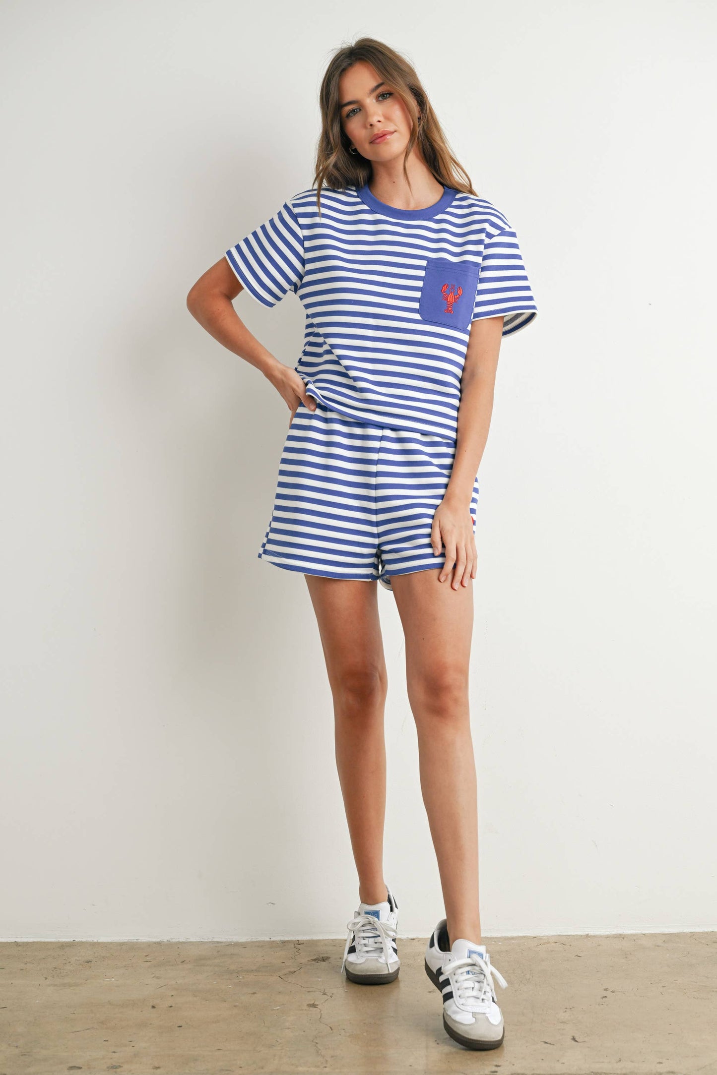 Portland Striped Pocket Tee