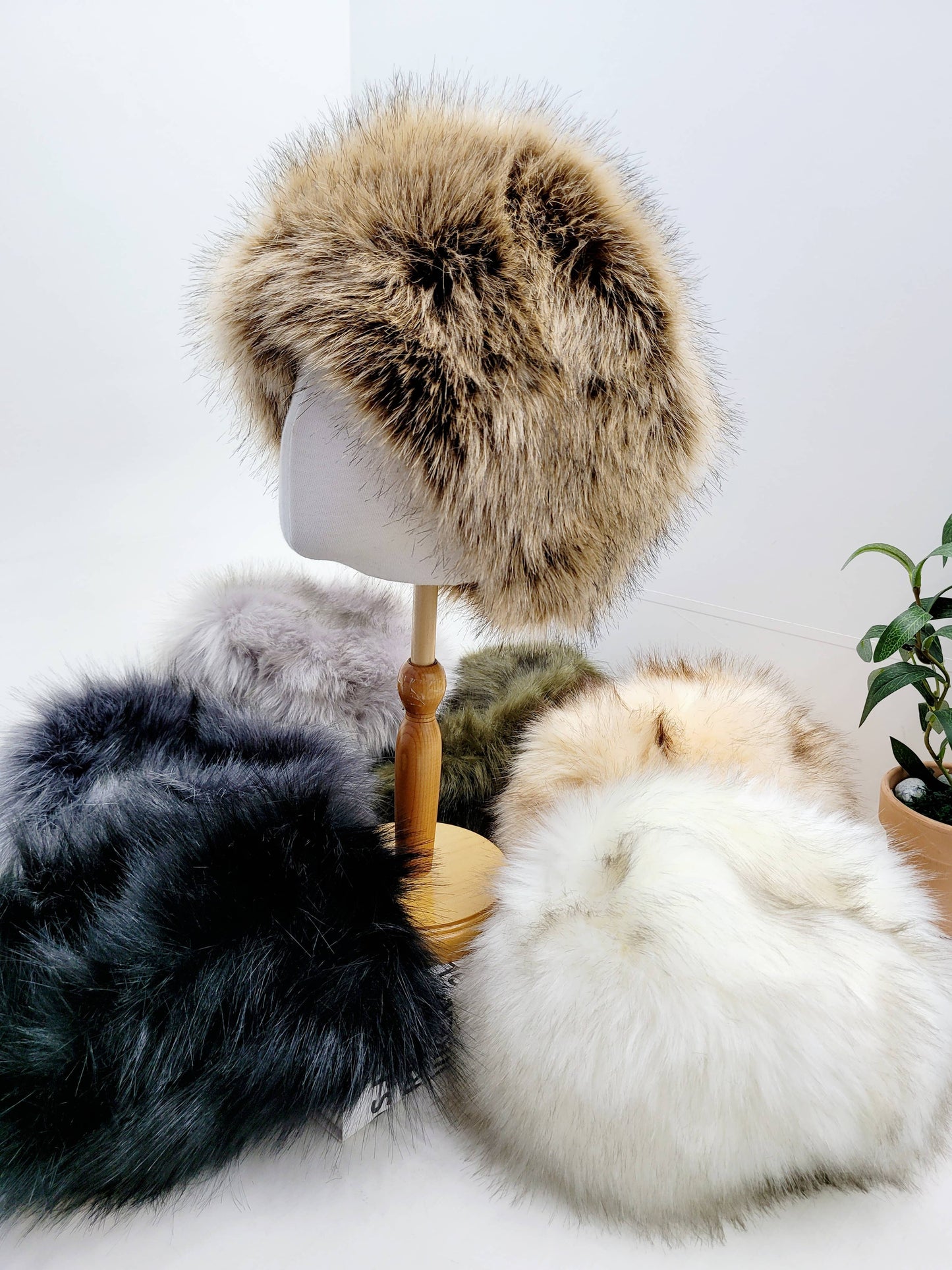 Vail Faux Fur Hat with Fleece Lining