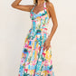 Long Summer Halter Neck Midi Dress