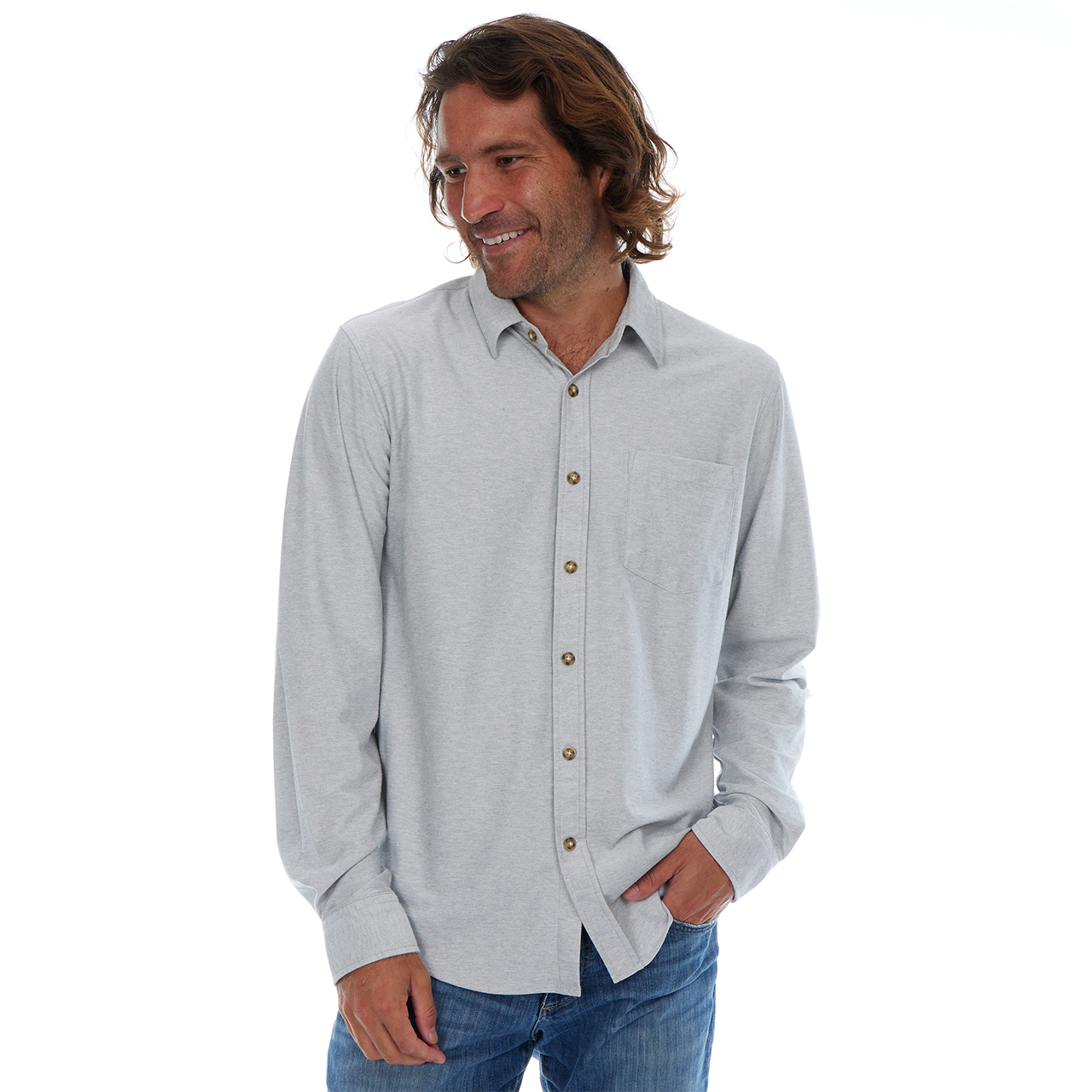 Alden Light Weight Stretch Pique Shirt