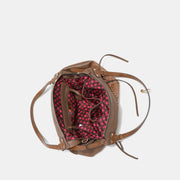 Nicole Lee USA Inlaid Rhinestone Embroidery Hobo Bag