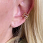 18k Gold Filled 3-in-1 Ear Cuff w/ CZ