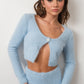 Loretta Fuzzy Knit Top