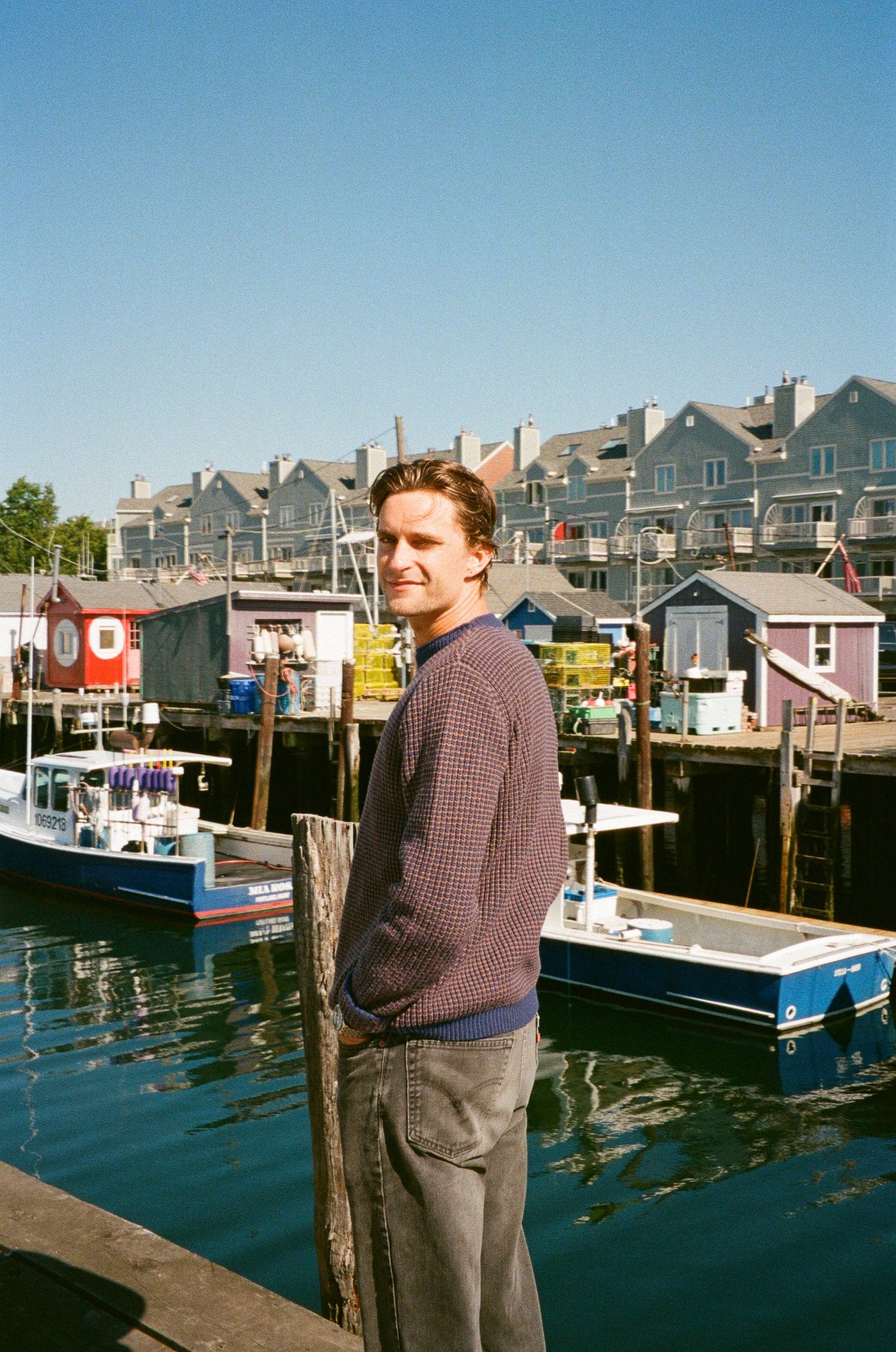 Grandpas Fisherman Knit Roll-neck Sweater
