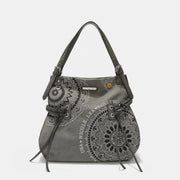 Sac hobo brodé avec strass incrustés de Nicole Lee USA