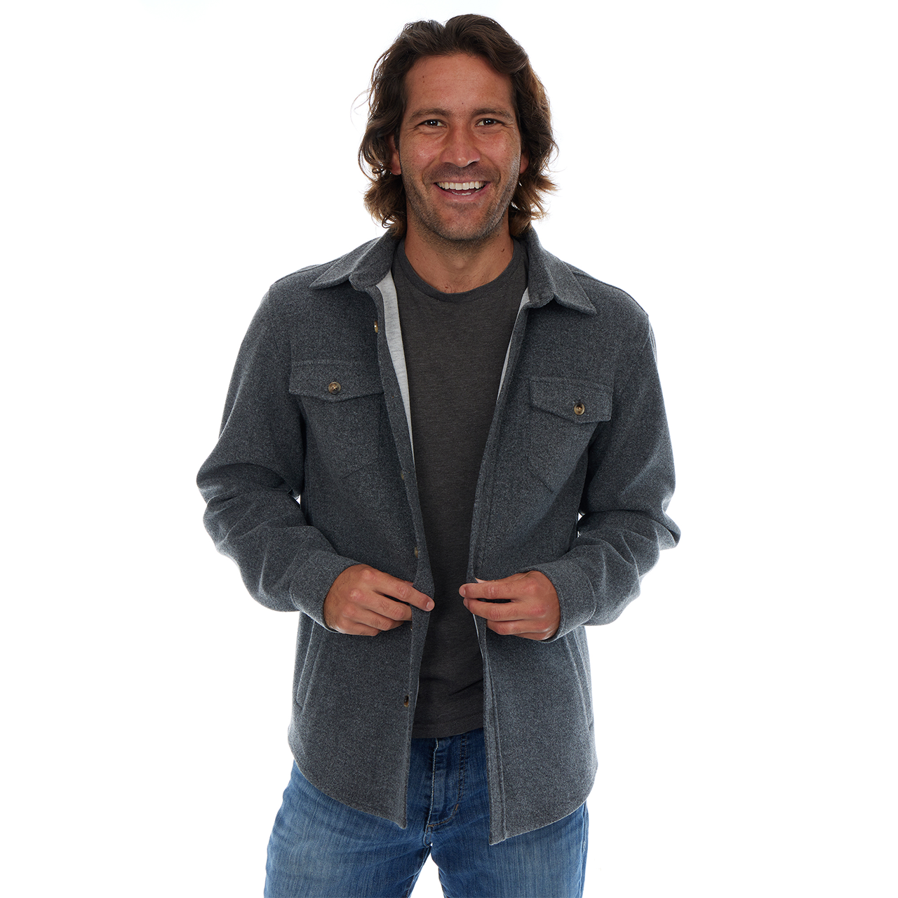 Bentley Heavy Faux Wool Shacket