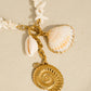 Island 18K Gold Non-Tarnish Boho Shell Charm Necklace