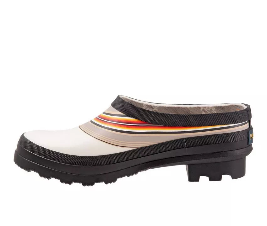 Serape Stripe Western Garden Rain Clog