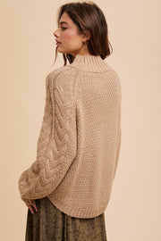 Dafne Highneck Knit Sweater