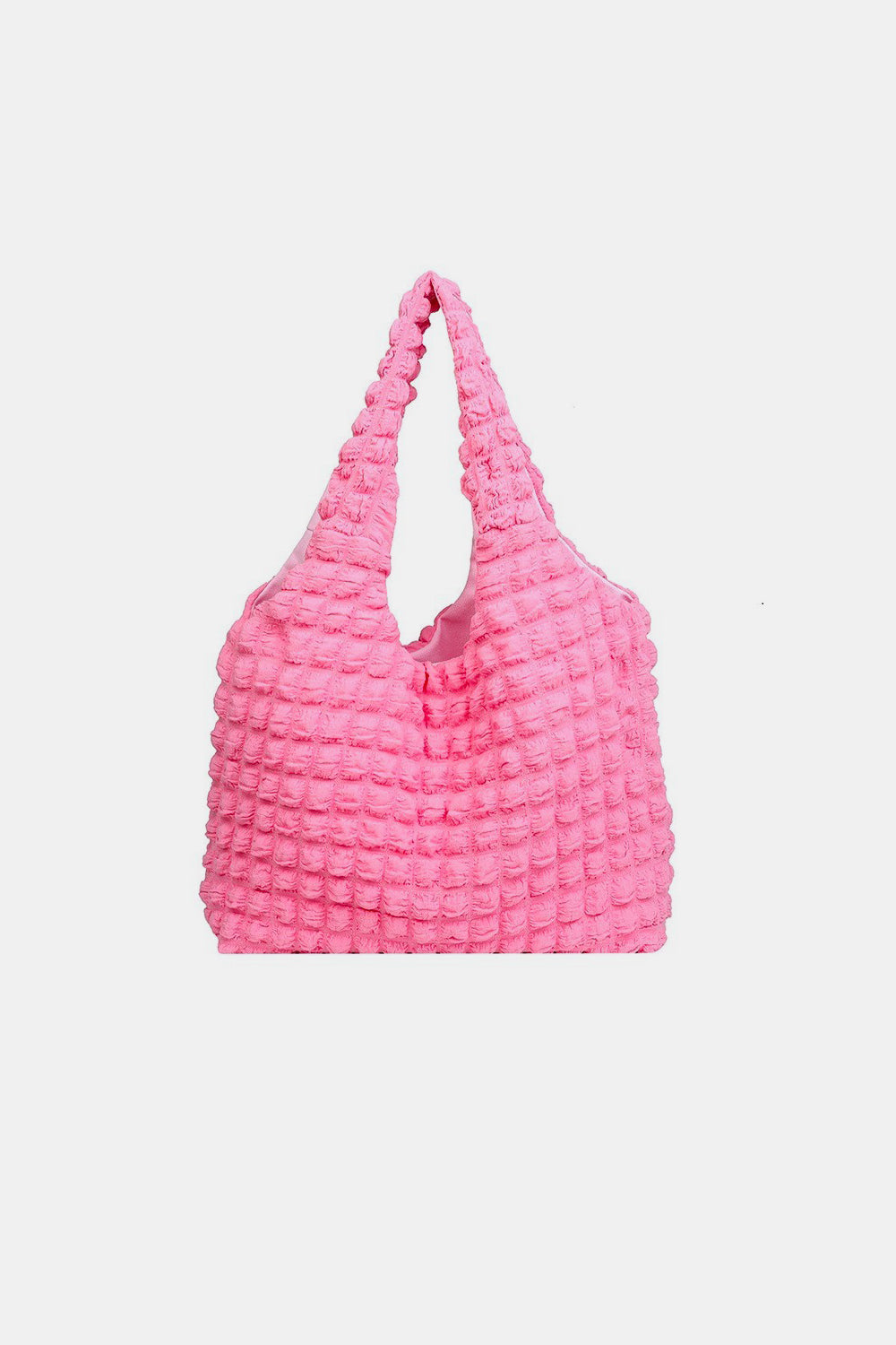 Bolso tote de hombro acolchado con diseño de nubes