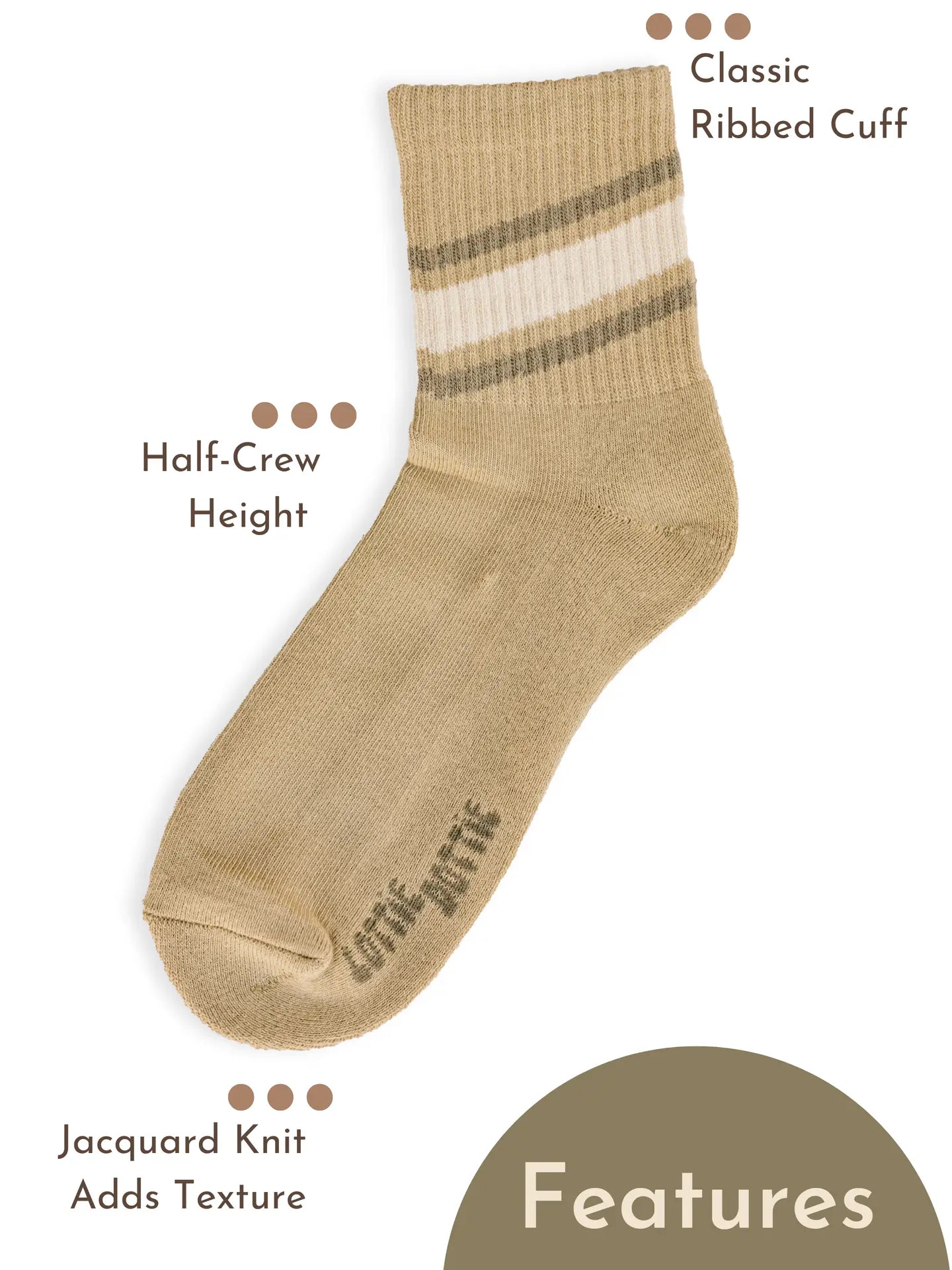 Womens Half-Crew Socks 2-Pack, Chill Pill Stripe Set