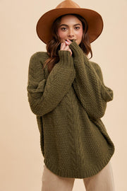 Dafne Highneck Knit Sweater