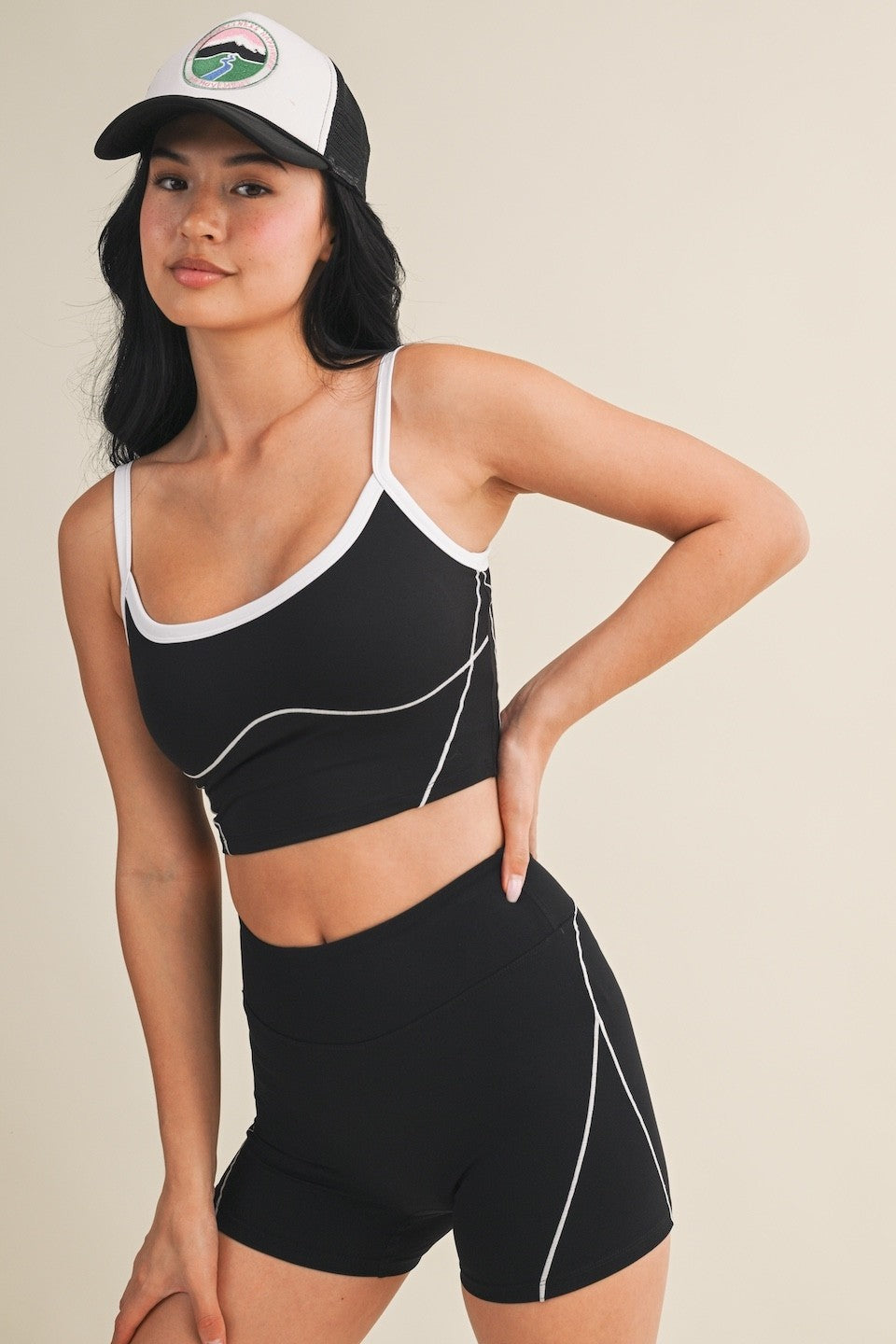 Jaymes Contrast Contour Top