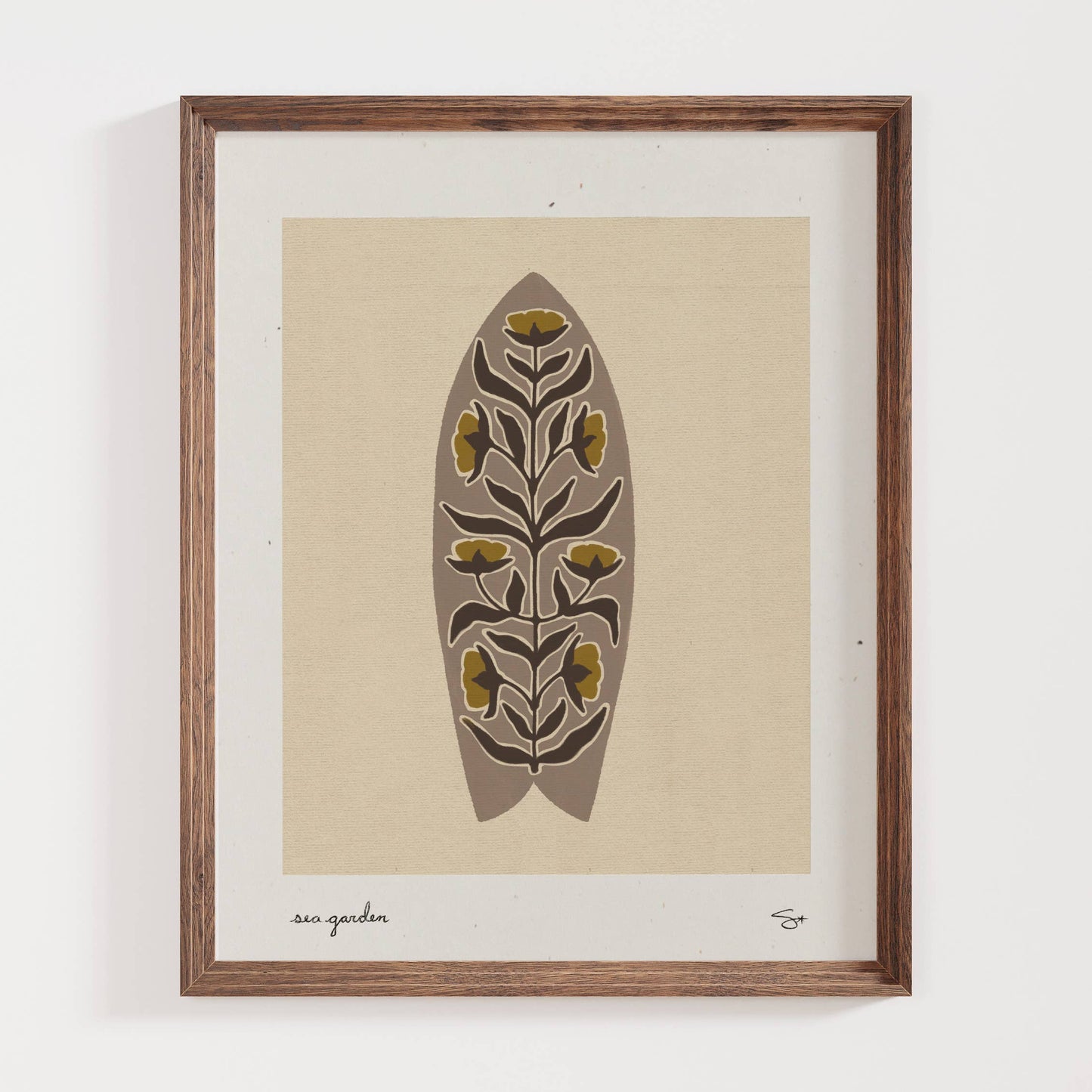 Surf Garden 1 | Surfboard Print