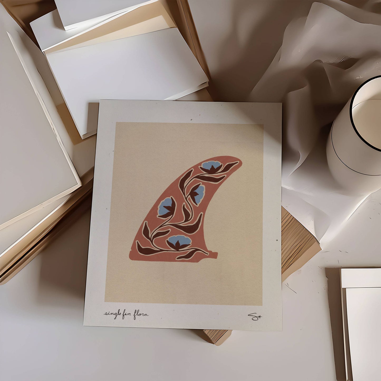 Fin Garden 2 | Surf Inspired Print