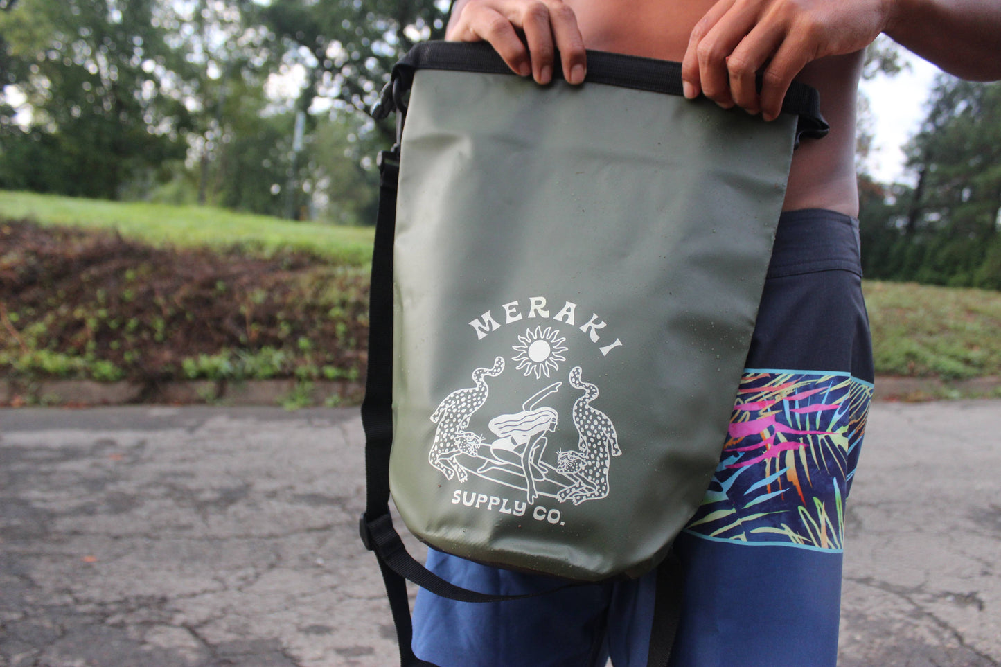 Jungle Dreams Olive Dry Bag