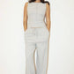 Emmy Striped Button-Front Tank Top