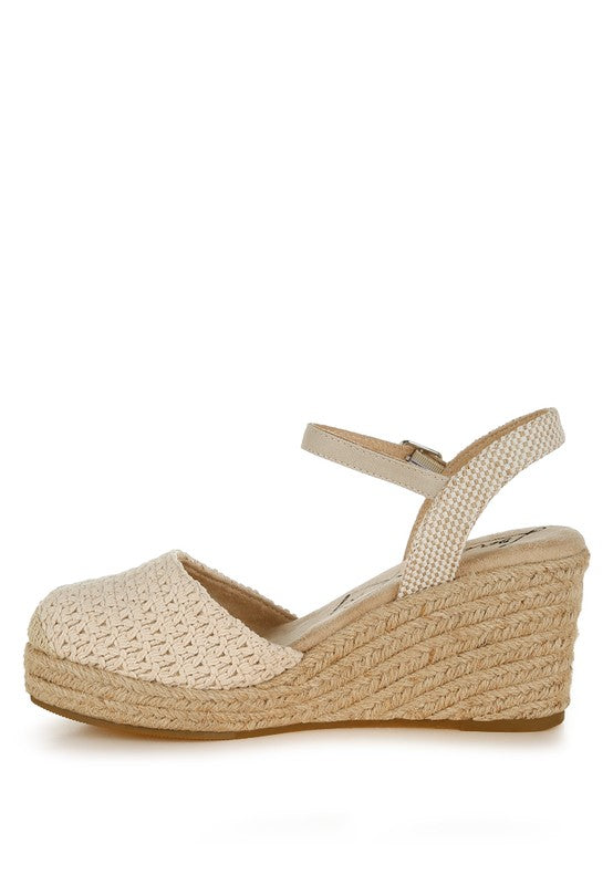 Lathan Raffia Espadrilles Sandals