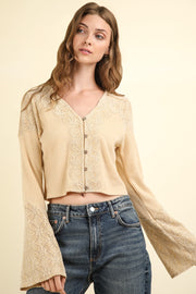 Noreen Knit Top - Natural