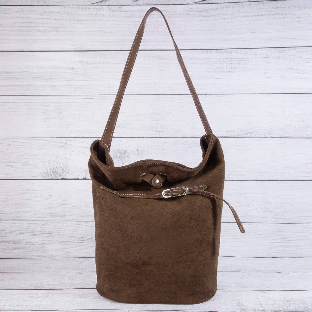 Mel Vegan Leather Bucket Bag